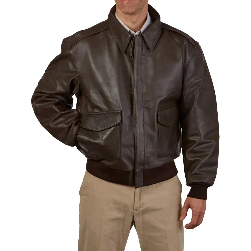 Mens leather jacket